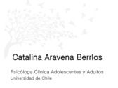 Psicóloga Catalina Aravena Berríos